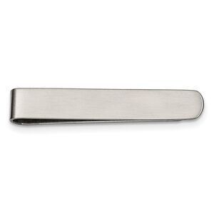 Men's Brushed Stainless Steel Narrow Money Clip